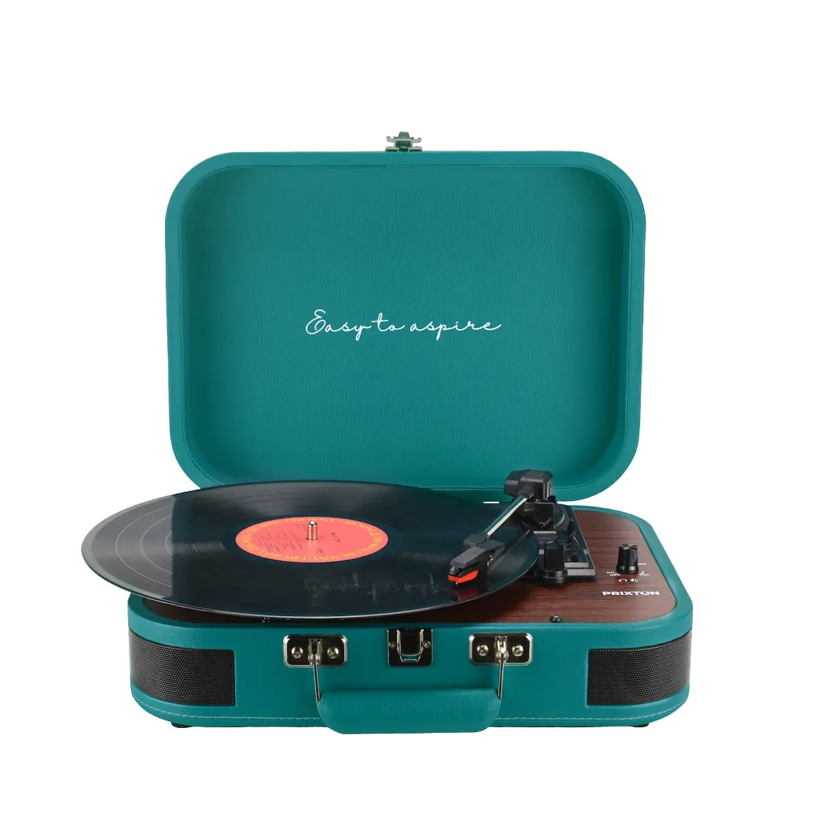 PRIXTON Tocadiscos Bluetooth VC600 Reproductor y Convertidor de Vinilos - Azul