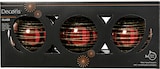 thumbnail of 3 Weihnachtskugeln Glas 8cm mit Streifen Muster Christbaumkugeln Weihnachtsbaumkugeln Christbaumschmuck Weihnachtsbaumschmuck Deko Rot, Ochsenblut