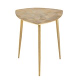 thumbnail of Beistelltisch 4-teilig Metall Dekotisch Alster 40x45x40 cm dreieckig klass. Design silber o. gold : gold