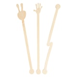 thumbnail of Agitadores Surtidos  14 Cm Natural Bambú (100 Unidades)