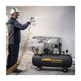 thumbnail of Dreiphasiger Keilriemen-Luftkompressor 300L 10 Bar 4000W 5.5PS VITO 500L/min.