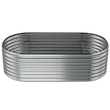 thumbnail of tectake Letto rialzato Flormma, 942l, zincato, 200x100x60cm 200 x 60 x 100 cm Argento