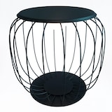 thumbnail of Lumisky Tavolino illuminato SUNRISE, altezza 40 cm Acciaio grigio