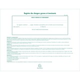 thumbnail of Registre des dangers graves et imminents, 24x32 20p.