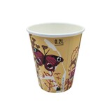 thumbnail of 1000 Coffee to go Becher „Butterfly“ 200 ml (8 oz) Ø 80 x 90 mm – Kaffeebecher