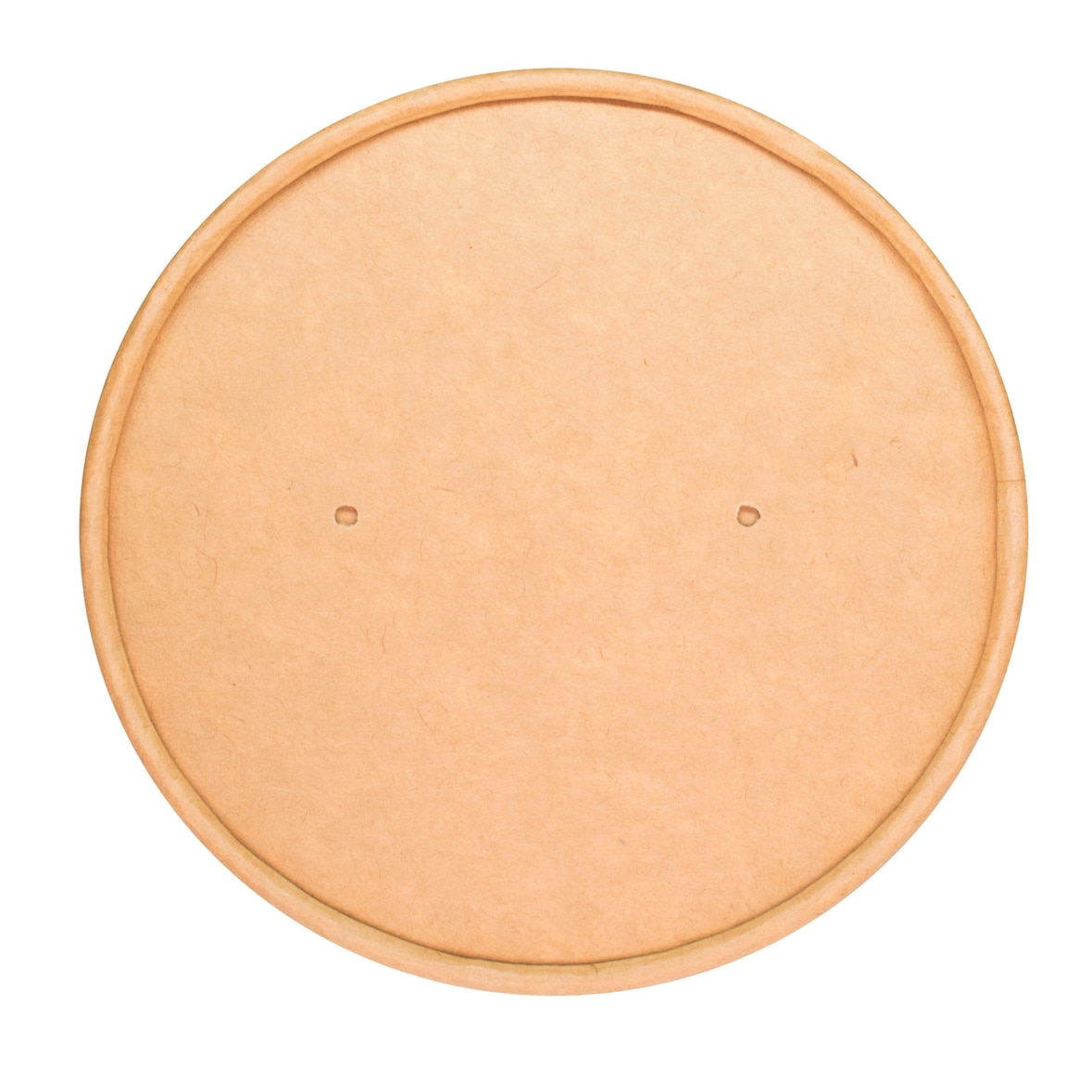 WISEFOOD 25 Stk. - Papierdeckel braun (geeignet für Suppenschüssel 700ml) 117mm