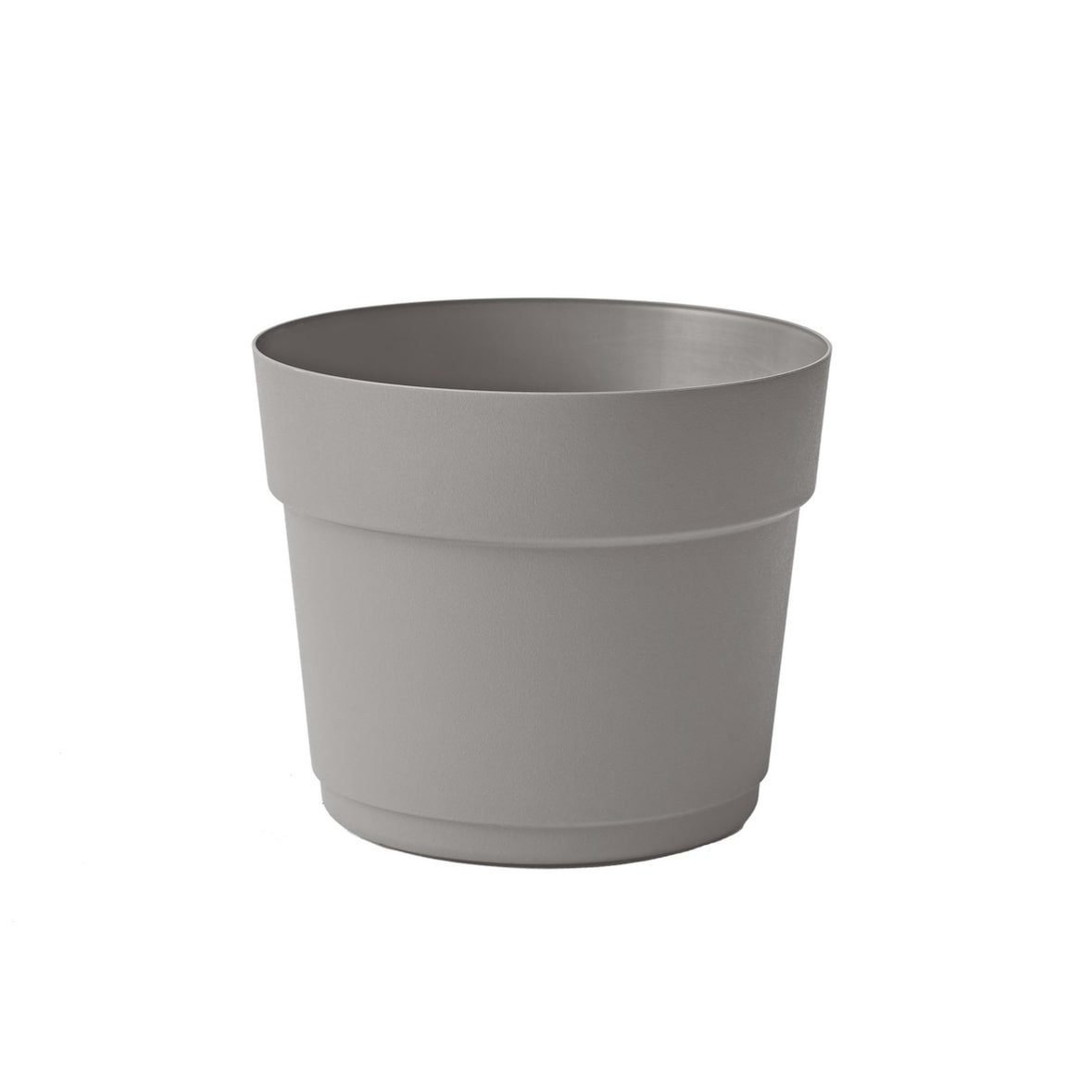 TeraPlast Bloom 19 Pflanztopf rund Fog Grey Grau Ø 19 cm UV-beständig