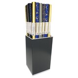 thumbnail of Clairefontaine 30x Geschenkpapierollen Premium 80g 2x0,70m, im Kartondisplay mit 30 Stück, Kollektion Blaue Nacht - Sortierung 212864C