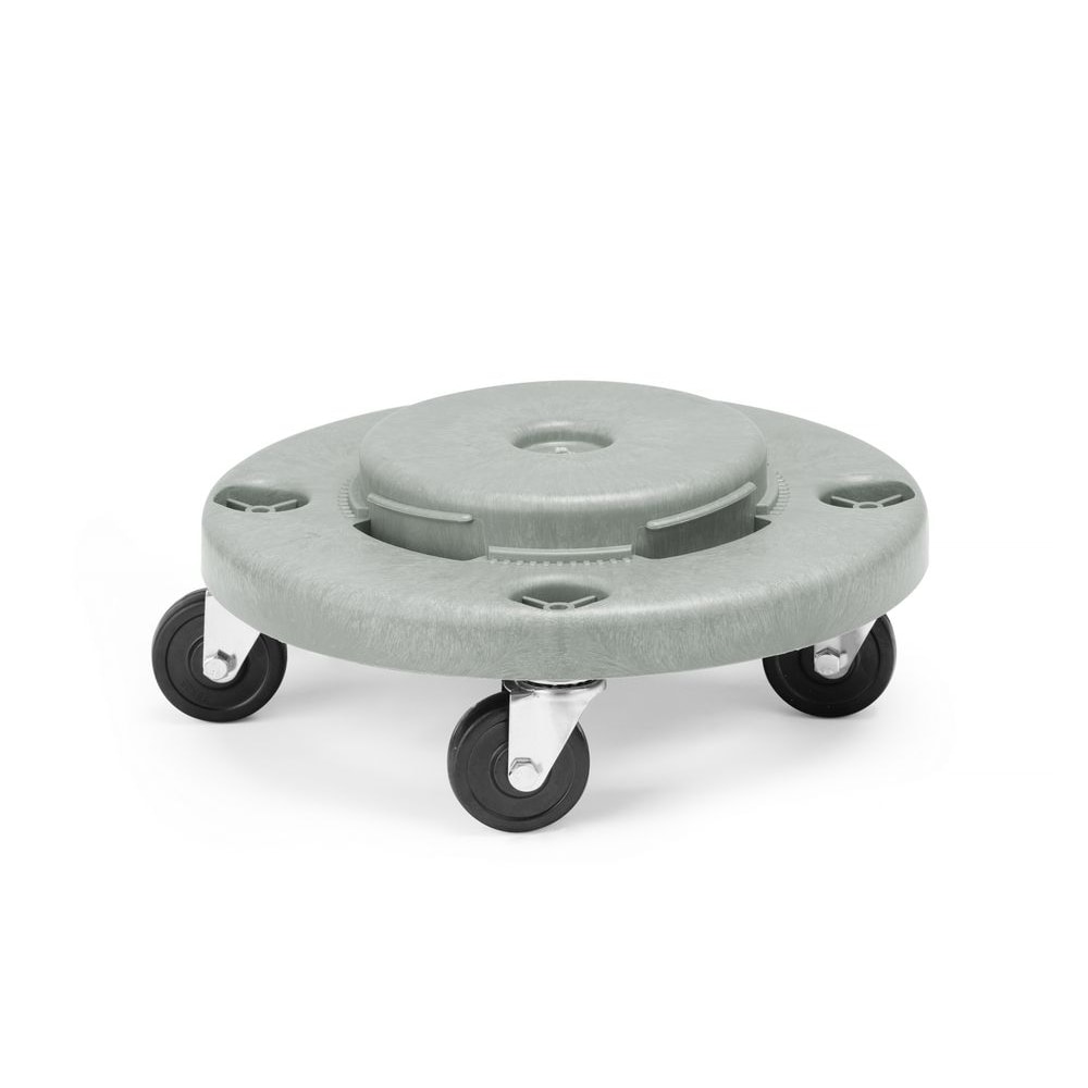 6x Wagen für Abfalleimer rund, AmerBox, Passend für 691403, ⌀400x(H)165mm