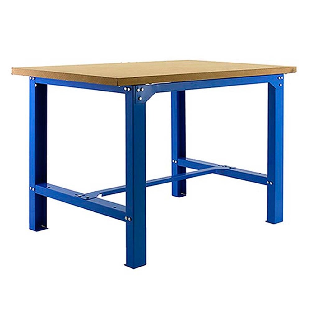 Werkbank Buffalo Wood | HxBxT 87x150x75cm | Traglast 600kg | Blau
