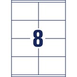 thumbnail of Avery Zweckform 3426 Universal-Etiketten, A4 mit ultragrip, 105 x 70 mm, 100 Bogen/800 Etiketten, weiß