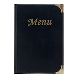 thumbnail of Securit® Carta A5 "Basic" - Preto - 4 vistas