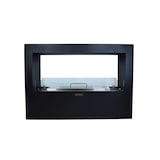 thumbnail of Camino a bioetanolo da terra per interno esterno Giotto S Nero 100x30x70