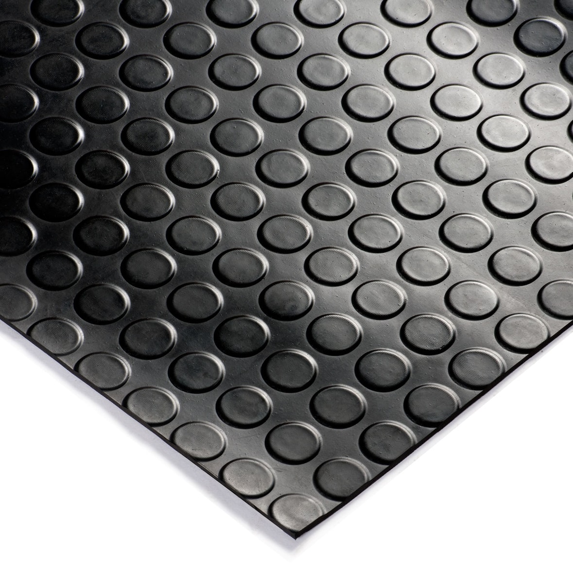 Suelo Goma Negro - 1 Mt Ancho, 4,5Mm Espesor VENTA POR METROS