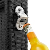 thumbnail of tectake Conjunto de ratán Palermo   negro/gris - 404330