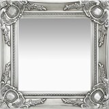 thumbnail of Décoshop26 - Quadratischer Wandspiegel Barockstil 40x40 cm silber DEC022848 DEC022848