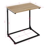 thumbnail of tectake Mesa de apoio Ruston 55x35x66,5cm  Madeira Industrial Clara, Carvalho Sonoma