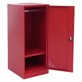 thumbnail of Armadietto HWC-P63, cassetta di sicurezza Armadietto Armadietto portabiti Binario, 90x38x45cm acciaio ~ rosso