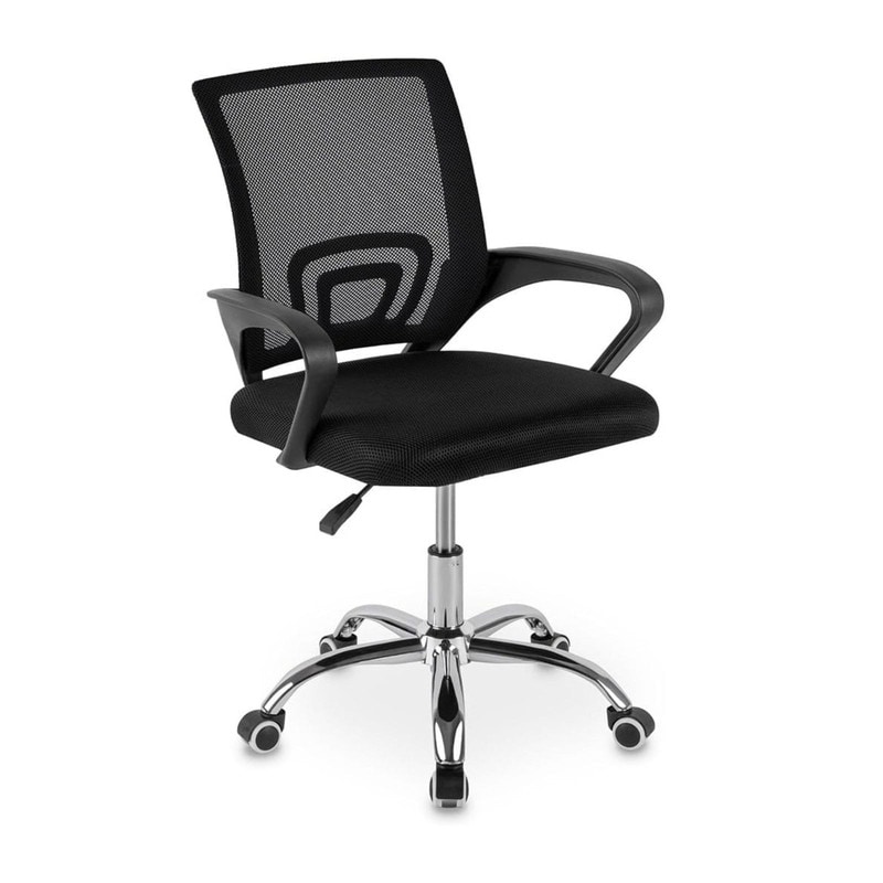 DASCK - Silla de Oficina Silla de Malla Altura Ajustable para Trabajo Silla Escritorio
Ergonómica Giratoria - Pie Cromado