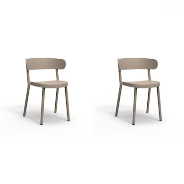 Resol CASINO Cadeira Interior, Exterior Set 2 Areia