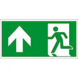 thumbnail of Schild I Rettungszeichen Rettungsweg geradeaus, Kunststoff, 300x150mm, ASR A1.3, DIN EN ISO 7010