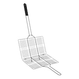 thumbnail of WellHome - Griglia BBQ Rivestimento Antiaderente in Ferro Nero 68x32,5cm