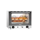 thumbnail of Forno de convecção em aço inoxidável 4 x GN 1/1, com humidificador, 3000 W, 220 V - MONO