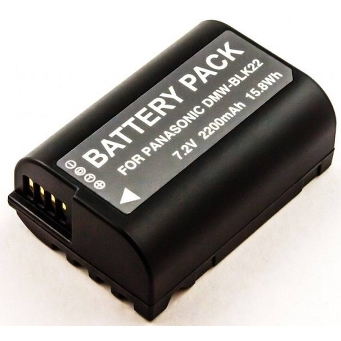 Akku für Panasonic Lumix G9 Li-Ion 7,2 Volt 2000 mAh schwarz