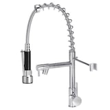 thumbnail of Miscelatore Cucina Alta Pressione Rubinetto con Doccetta Estraibile Monocomando Ottone Cromo