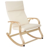 thumbnail of tectake Mecedora Roca de madera de abedul 150kg  Beige
