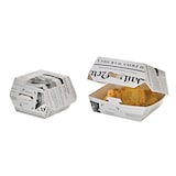 thumbnail of FHC - 500Pcs - Boite burger carton blanc décor journal - 75x75x50mm