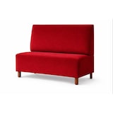 thumbnail of Banquette restaurant Berfine- en velours rouge – 120 x 55 x 90 cm Mobilier Européen