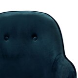 thumbnail of vidaXL Schaukelstuhl Blau Samt