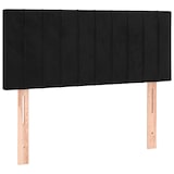 thumbnail of vidaXL Boxspringbett mit Matratze & LED Schwarz 120x200 cm Samt