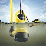 thumbnail of TROTEC Schmutzwasser-Tauchpumpe TWP 7536 E Hochleistungspumpe 12.500 l/ h 750 Watt Pumpe Gartenpumpe