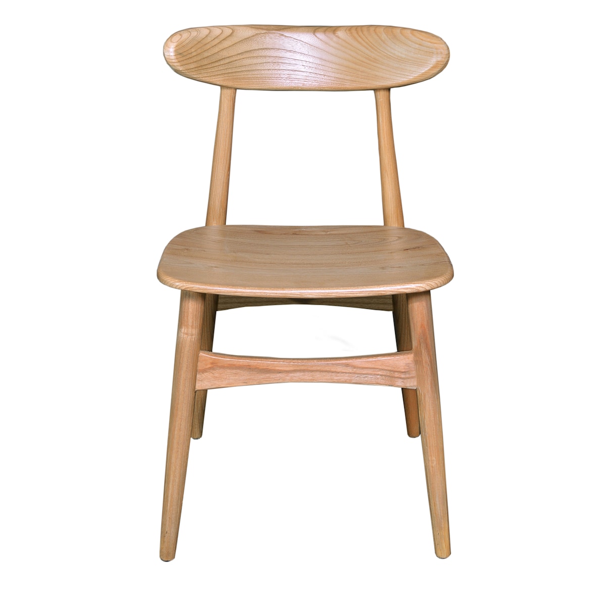 SIT Möbel Holz-Stuhl aus Sungkaiholz | natur | B 53 x T 45 x H 80 cm | 09612-01 | Serie SCANDI BLONDE