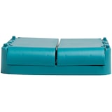 thumbnail of Exacompta Cod. 27034D - Set di 4 Scatole pieghevoli con maniglie The Smart Case mini Skandi - Polipropilene riciclato - F.to A6 - Blu pacifico