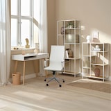 thumbnail of Silla de Escritorio con Ruedas Elegance 116x89x60cm Blanco O91