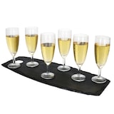 thumbnail of 6er Set Royal Sektgläser geeicht 0,1L Champagner-Glas klare Sektflöte Party