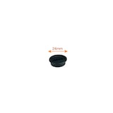 thumbnail of Imanes NOBO para pizarra, 24mm, 10 unidades, negro