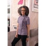 thumbnail of Chef Works® Damenkochjacke SPRINGFIELD, Reissverschluss, Cool Vent™ & lite, Lila, Größe XS