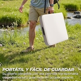 thumbnail of Yoevu - Mesa plegable de resina 152 cm compacta, resistente y fácil de transportar para interior y exterior