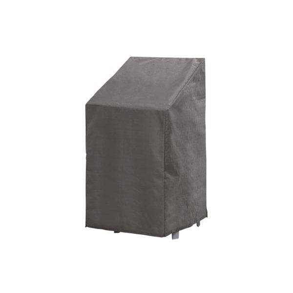 Buitenhoes voor stapelstoelen, voor 4-6 gestapelde stoelen, grijs, 66 cm x 66 cm x 128 cm