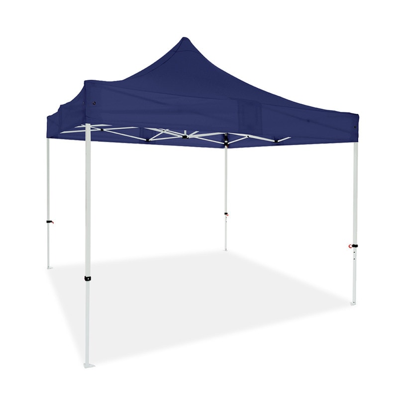 Carpa Cenador Plegable Profesional 3x3m Azul | Estructura Acero Reforzado 32x32x1 mm | Resistente para Exterior y Eventos