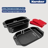 thumbnail of Karcher Bräter 2in1 (Aluguss, 8,7 Liter, Induktion, inkl. Deckel und Topfhandschuhen) schwarz