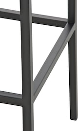 thumbnail of Décoshop26 - Brauner Barhocker aus Kunststoff mit schwarzen Metallbeinen modernes Design 10_0000429