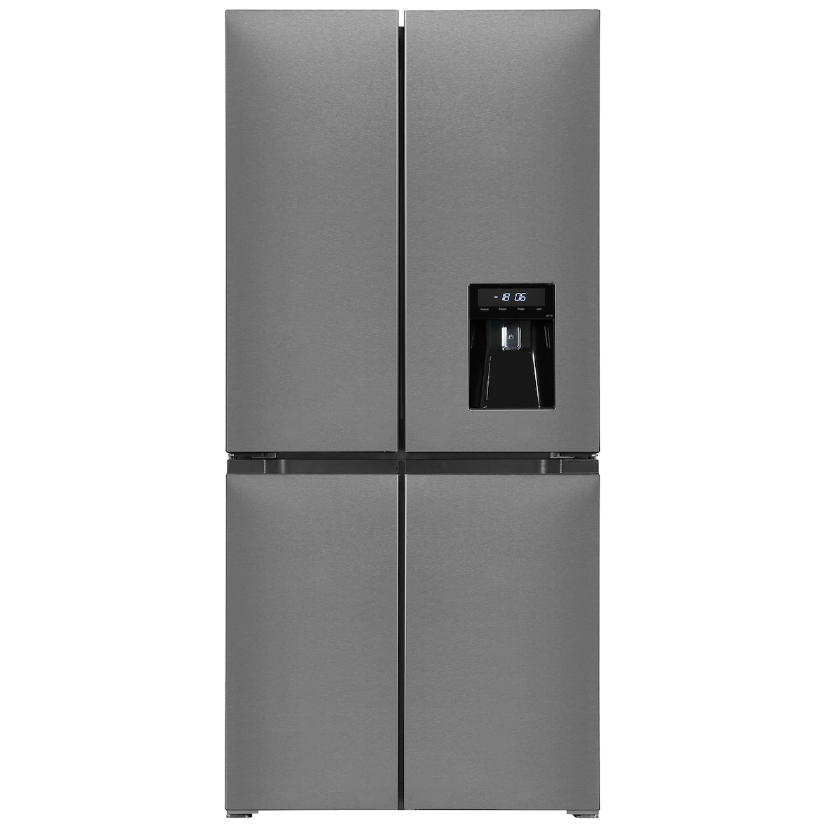 Exquisit Multidoor MD430-100-WS-200E inoxlook | 432 l Nutzinhalt | Edelstahloptik