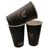 thumbnail of 1000 Kaffeebecher Coffee to go 400ml Ø 90x135mm Gourmet druck