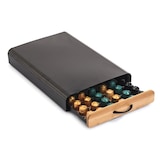 thumbnail of WellHome - Nespresso-capsulehouder 26,5x39x6 cm in roestvrij staal en bamboe - A-mesa