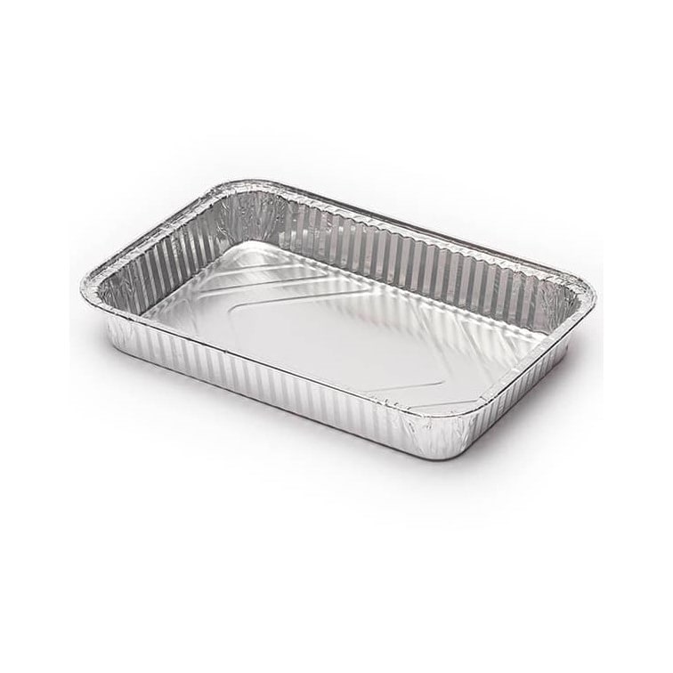 MONOUSO - Bandeja de Aluminio 315x212mm 2200ml (100 Uds)
